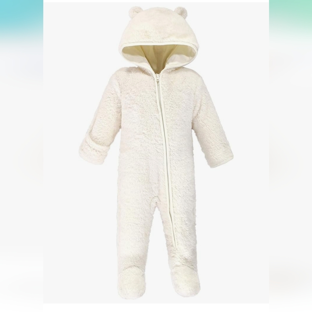 Hudson Baby Unisex Fleece Sleep and Play Footed Outfit, 3-6M